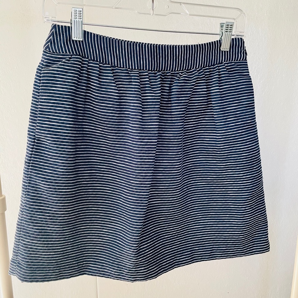 White & Blue Skirt